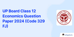 UP Board Class 12 Economics Question Paper 2024 (Code 329 FJ) with Solutions